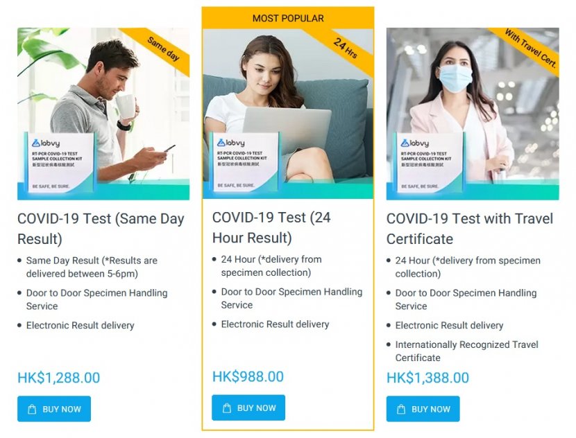 Labvy Trusted Covid-19 Test in Hong Kong