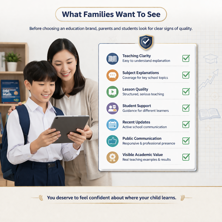 What families want to see