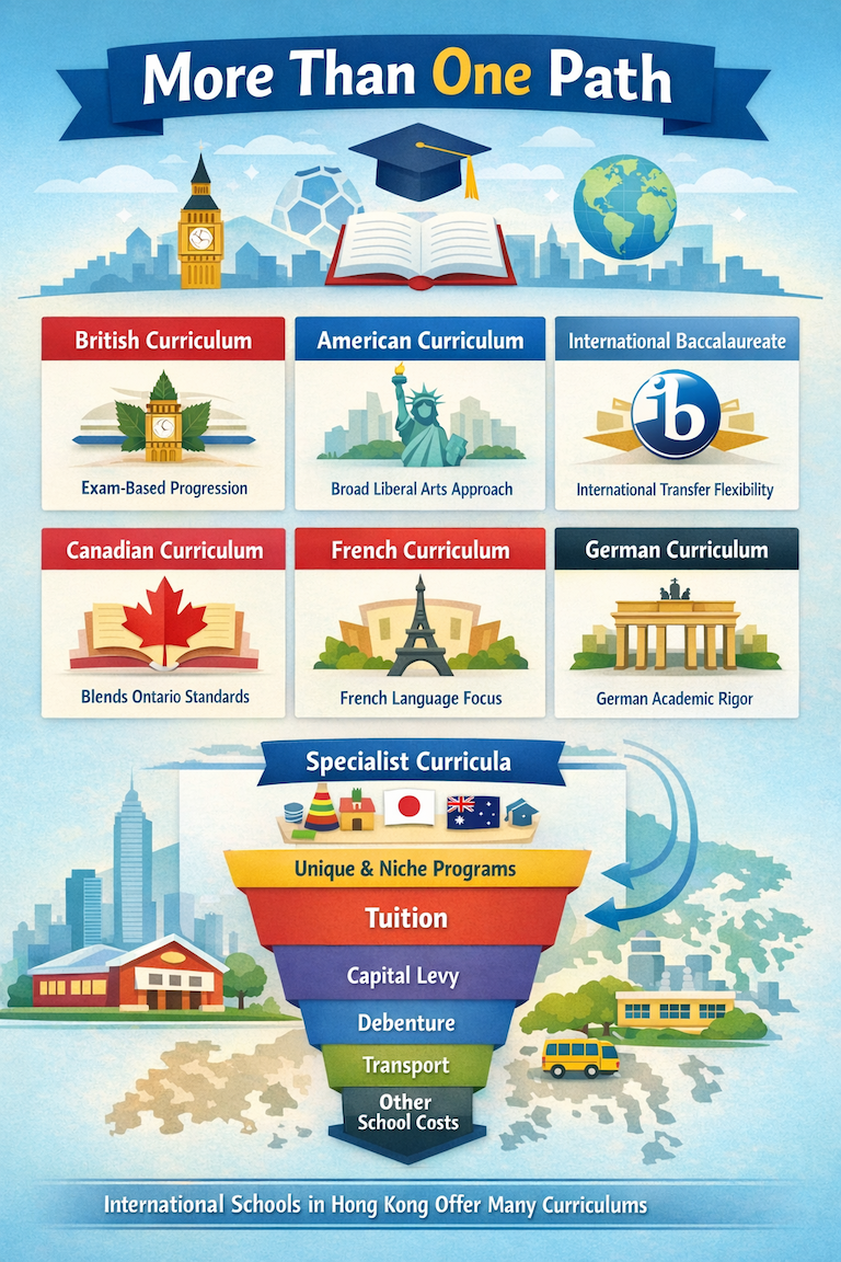 Various pathways to education in Hong Kong